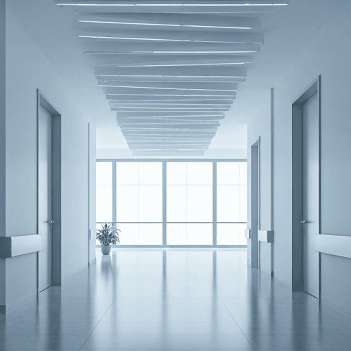 Modern hospital laboratory